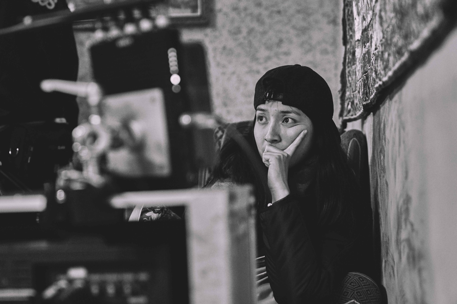 Jae Yang observing the New Year’s Eve set